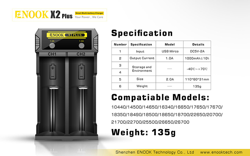 enook x2 plus 4