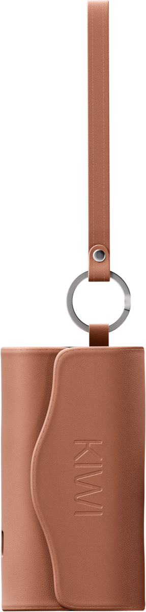 custodia kiwi marrone