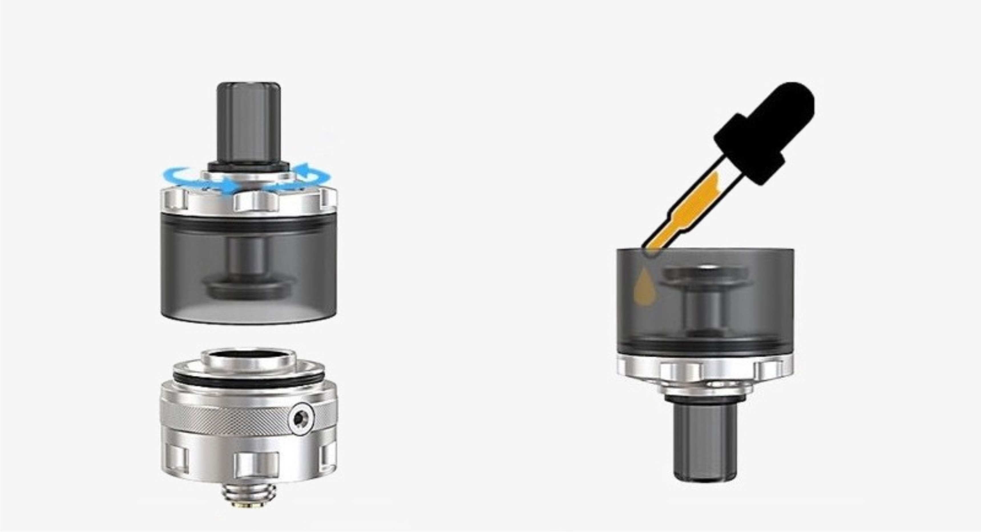 bishop mtl rta come ricaricare il liquido