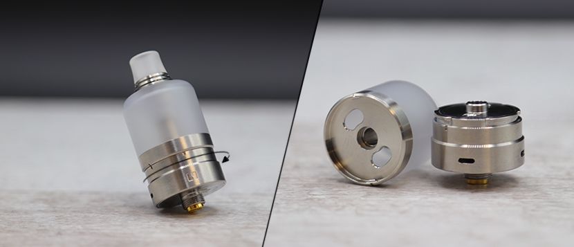 Atomizzatore Sure RTA BP Mods aperto