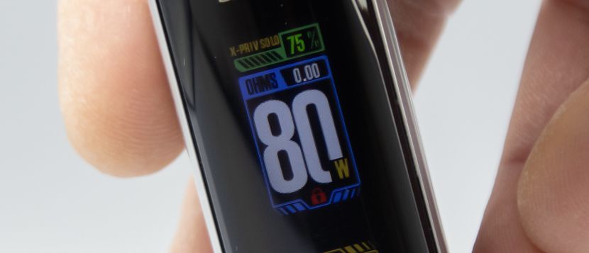 x priv solo box mod 80 watt potenza