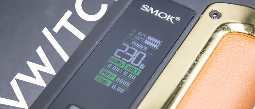 smok arcfox modalità svapo