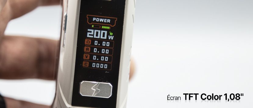 Geekvape Aegis Legend 2 Classic box mod schermo