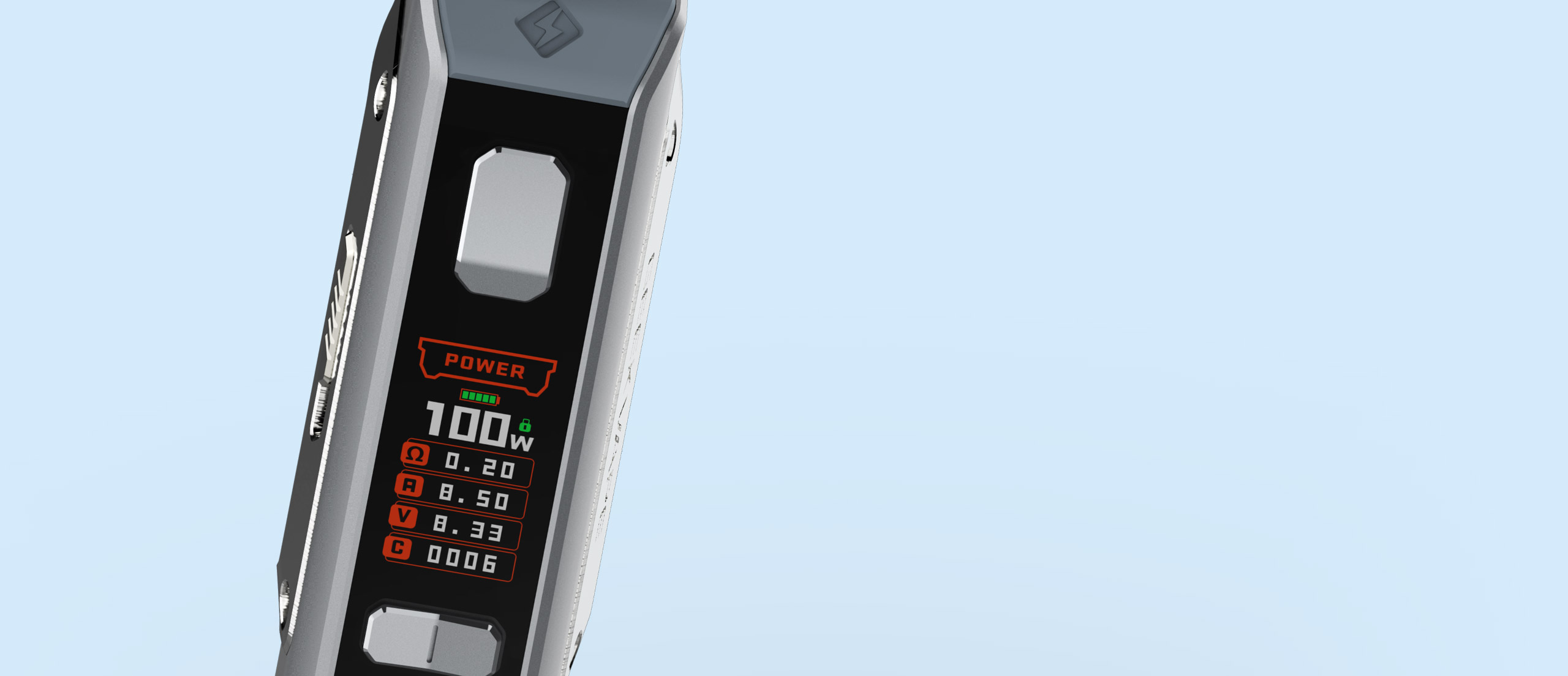 Geekvape Aegis Solo 2 display