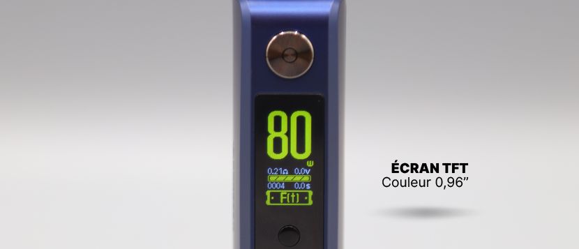 Vaporesso Gen 80S Box Mod 80W display