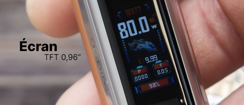 zelos m80 display