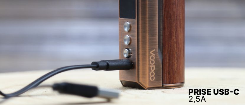 kit drag m100s voopoo ricarica rapida