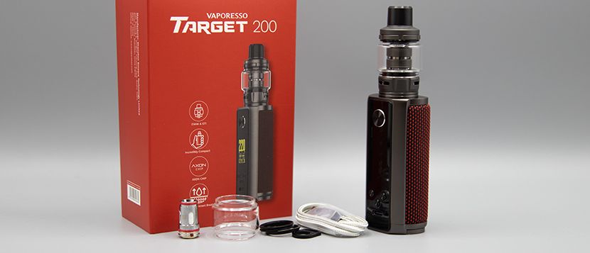 Vaporesso Target 200 Kit con iTank 8ml confezione