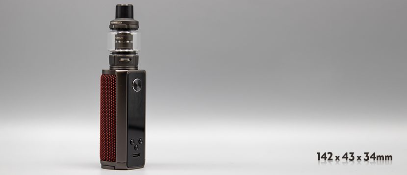 Vaporesso Target 200 Kit con iTank 8ml dimensioni