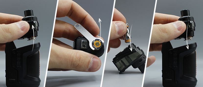 cartuccia aegis hero sostituzione