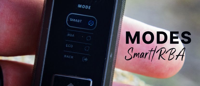 voopoo drag s3 modalità