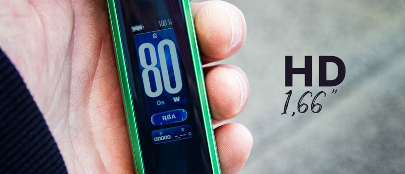 voopoo drag x3 display