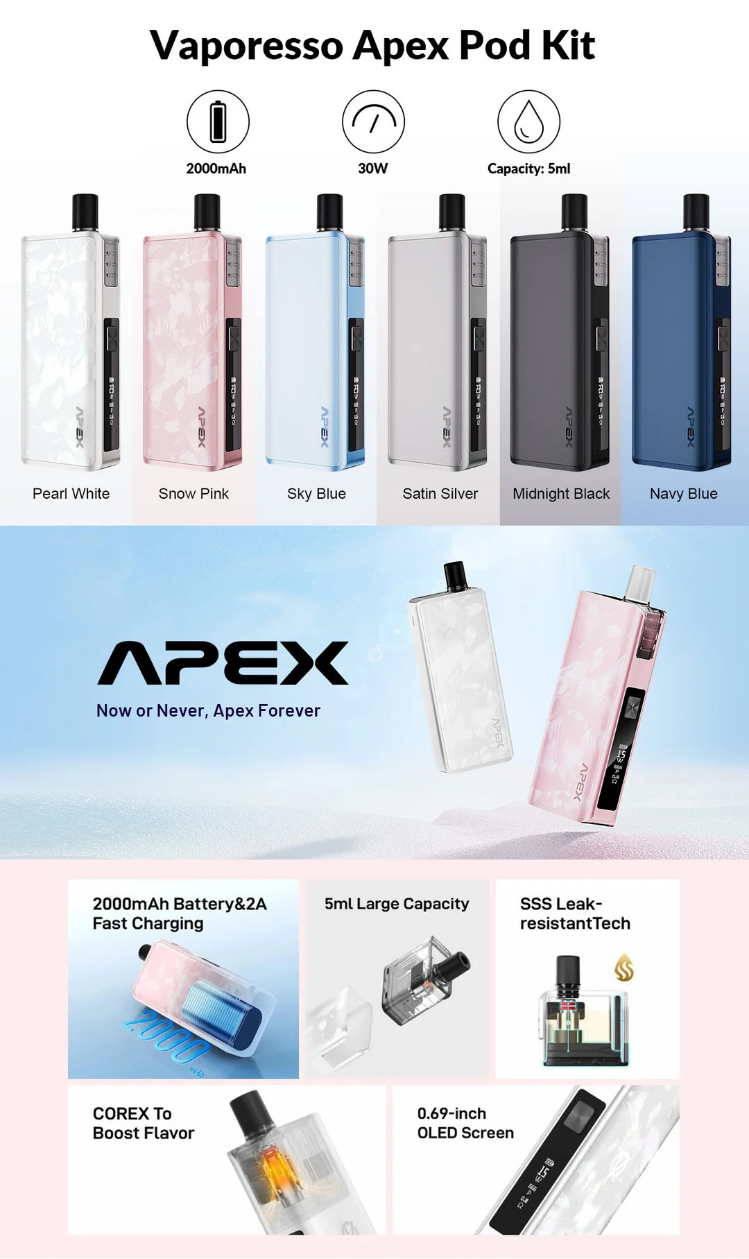 apex vaporesso pod mod