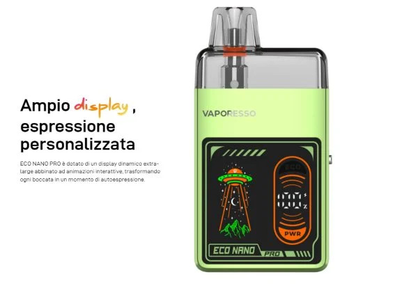 display personalizzato eco nano pro