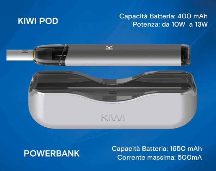 KIWI VAPOR Kiwi Power Bank Ricambio 1650 mAh