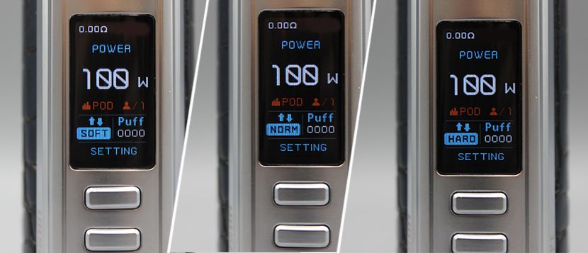 Ursa Quest Lost Vape Livelli di Potenza