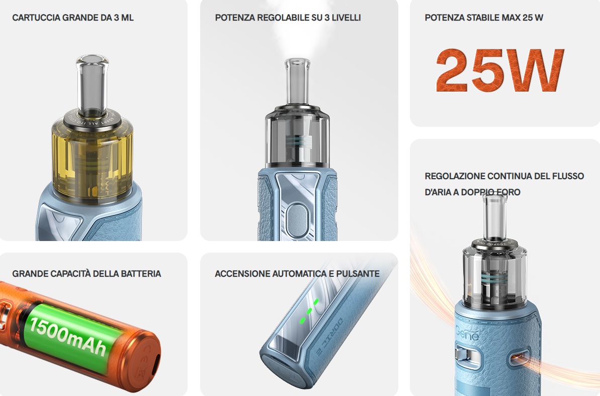 Voopoo Doric E Pod Kit 1500mah