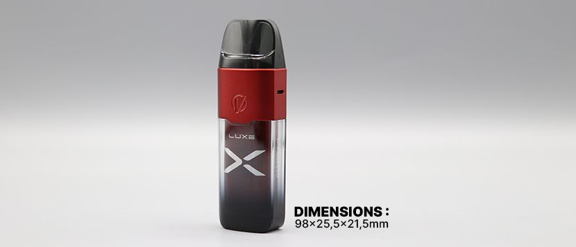Vaporesso Luxe X Pod Mod Kit 1500 mAh dimensioni