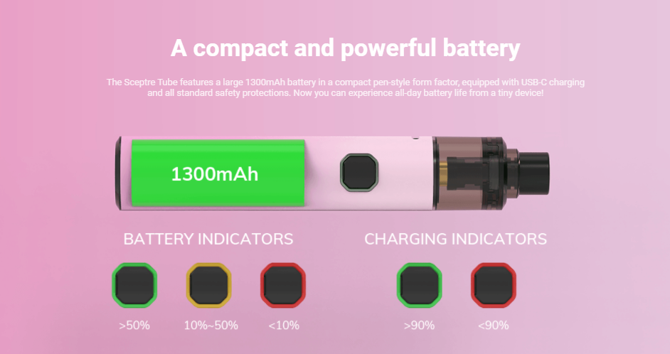 Innokin Sceptre Tube Pod Kit batteria