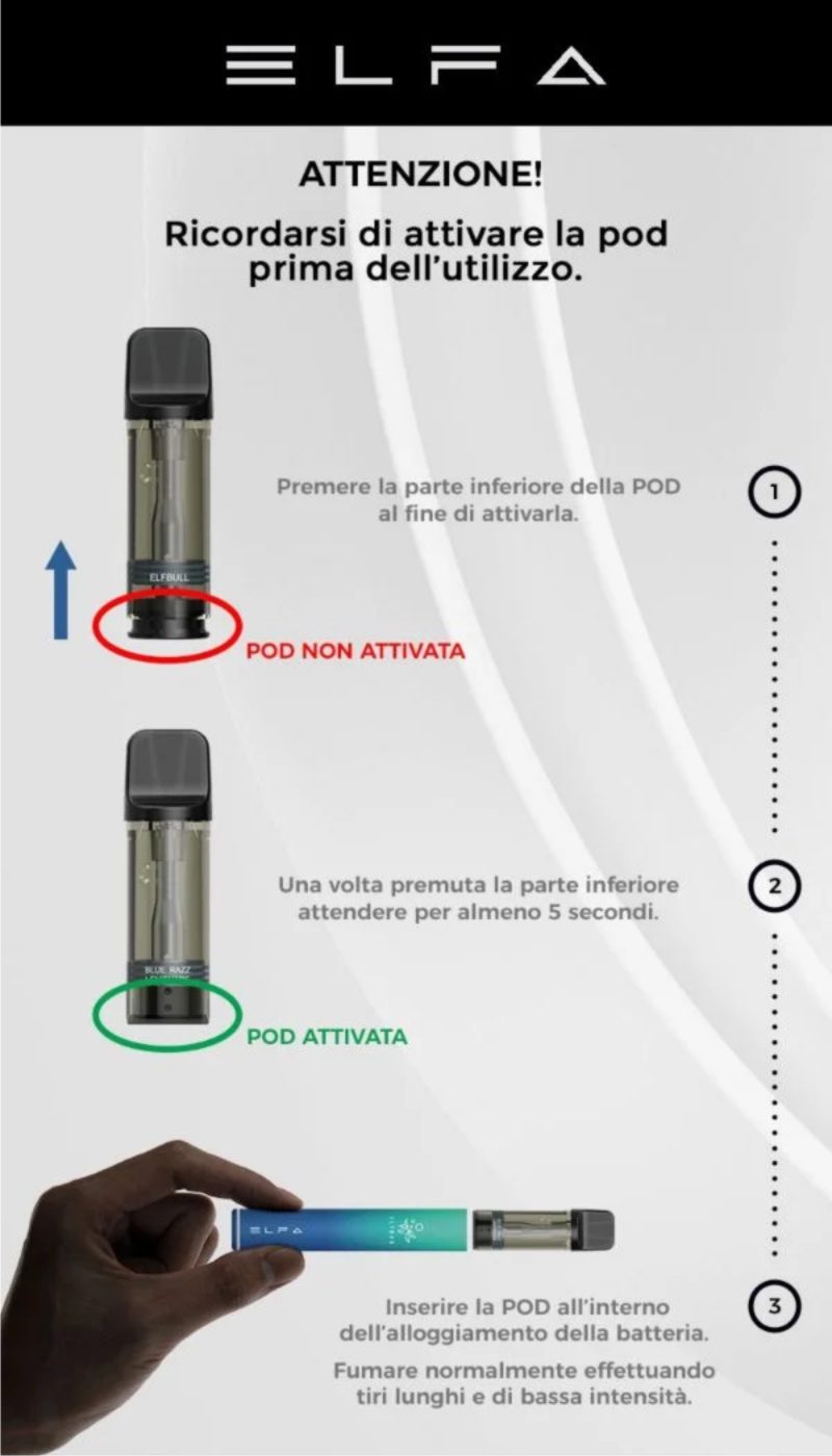 attivazione elfa elfbar