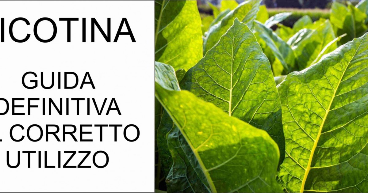 Nicotina: Scelta della gradazione corretta
