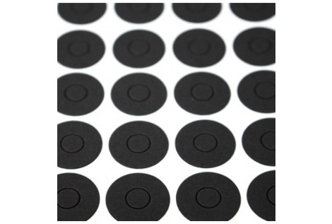 5 Pezzi Ricambio In Gomma Per Cinturino Core Nero on