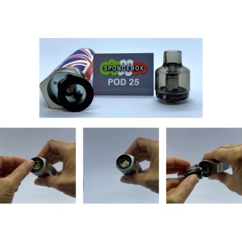 Anello SpongeBox Pod 25mm Nero 4 pezzi Volari.it