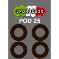 Anello SpongeBox Pod 25mm Nero 4 pezzi Volari.it