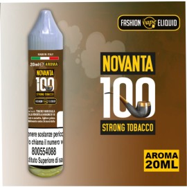 Aroma Fashion Vape Eliquid Novanta 100 Strong Tobacco 20ml