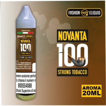 Aroma Fashion Vape Eliquid Novanta 100 Strong Tobacco 20ml Volari.it