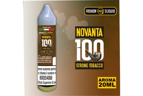 Aroma Fashion Vape Eliquid Novanta 100 Strong Tobacco 20ml Volari.it