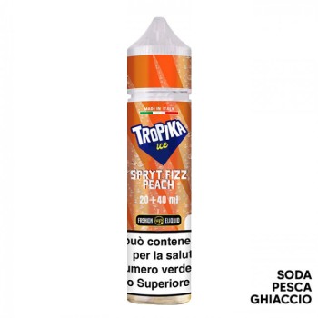 Aroma Fashion Vape Tropika Ice SPRYT Fizz Peach 20ml Volari.it