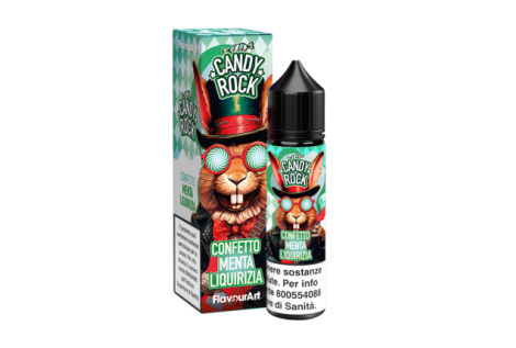 Aroma Flavourart Candy Rock Confetto Menta e Liquirizia 20ml Shot Volari.it