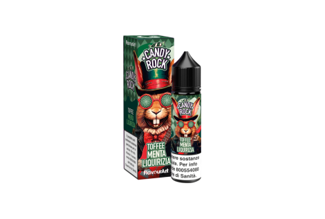 Aroma Flavourart Candy Rock Toffee Menta e Liquirizia 20ml Shot Volari.it