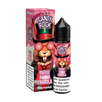 Aroma Flavourart Candy Rock Toffee Panna Fragola 20ml Shot Volari.it