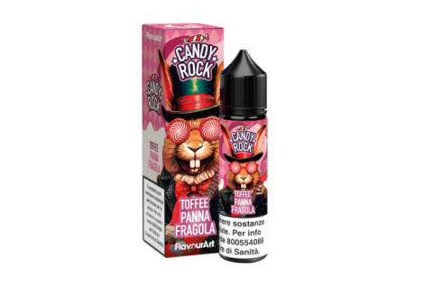 Aroma Flavourart Candy Rock Toffee Panna Fragola 20ml Shot Volari.it