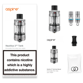 Aspire Nautilus 3 22mm Tank 3ml Volari.it