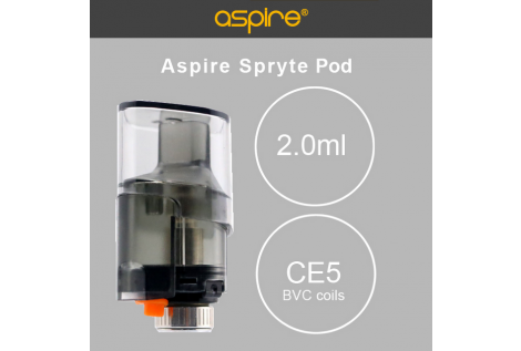  Aspire Spryte Pod Cartuccia di Ricambio 2ml TPD confezione 1 pz Volari.it
