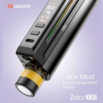 Aspire Zelos X80 Box Mod 80W Volari.it