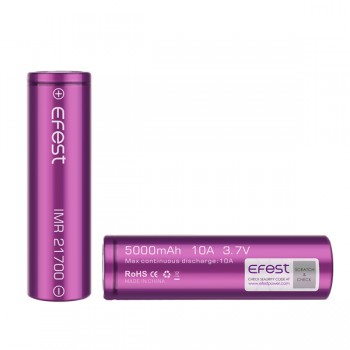 Batteria Efest 21700 5000mah IMR 10A