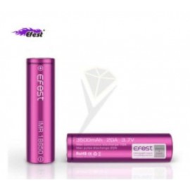 Batteria Efest Purple IMR 18650 20A 3.7v 3500mah flat