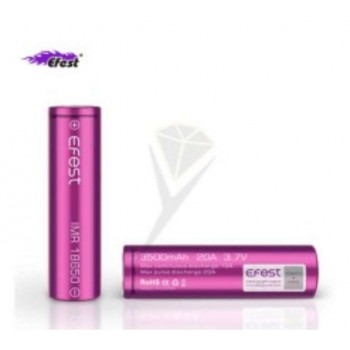 Batteria Efest Purple IMR 18650 20A 3.7v 3500mah flat Volari.it