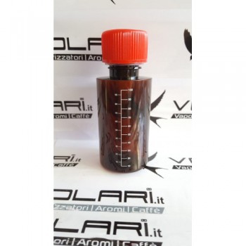 Boccetta vuota 100ml ambrata graduata Volari.it