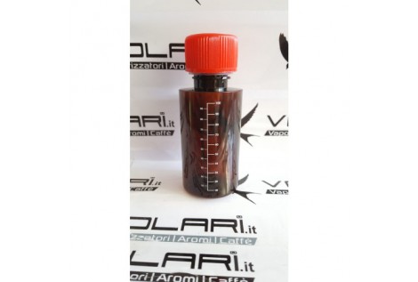 Boccetta vuota 100ml ambrata graduata Volari.it