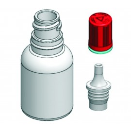 Boccetta vuota 20ml con dropper e tappo childproof Volari.it