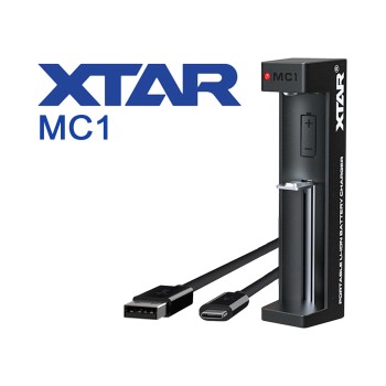 Caricabatterie Xtar MC1 USB-C 18650/21700 Volari.it