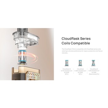 Cartuccia Aspire Cloudflask X 5ml Volari.it