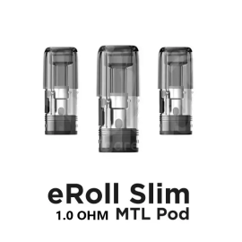 Cartuccia Pod Eroll Slim 1.0 Ohm 2ml Conf. 3 Pezzi