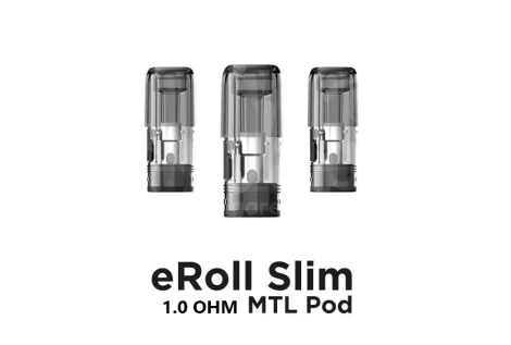 Cartuccia Pod Eroll Slim 1.0 Ohm 2ml Conf. 3 Pezzi Volari.it