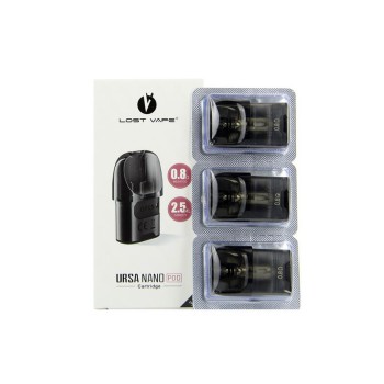 Cartuccia Pod Lost Vape Ursa Nano 2,5ml 0.8ohm Volari.it